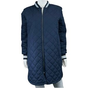 Soyaconcept Navy Blue NWT Fenya Quilted Coat Size S D0738